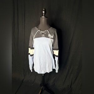 VS PINK Lace Tie Sweatshirt